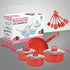 13 Pieces Pot Set Non-stick Pan Soup Omelette Ceramic Coating Pot Set